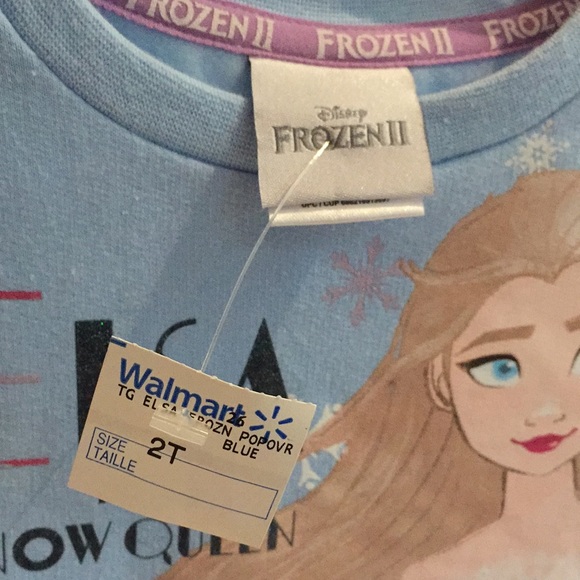 Disney Frozen 2 Elsa The Snow Queen Toddler Girls Sweatshirt 2T - Picture 9 of 9